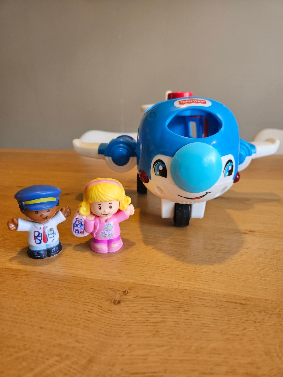 Fisher Price Little People vliegtuig met poppetjes, Ophalen, Gebruikt, Auto of Voertuig