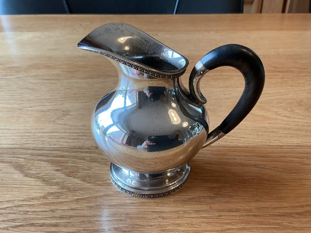 Antiek zilveren melkkannetje, Ophalen of Verzenden, Zilver