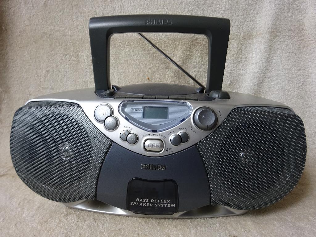 Radio CD Cassette Recorder Soundmachine Philips AZ1080, Ophalen of Verzenden, Gebruikt, Transistorradio, Met cd-speler