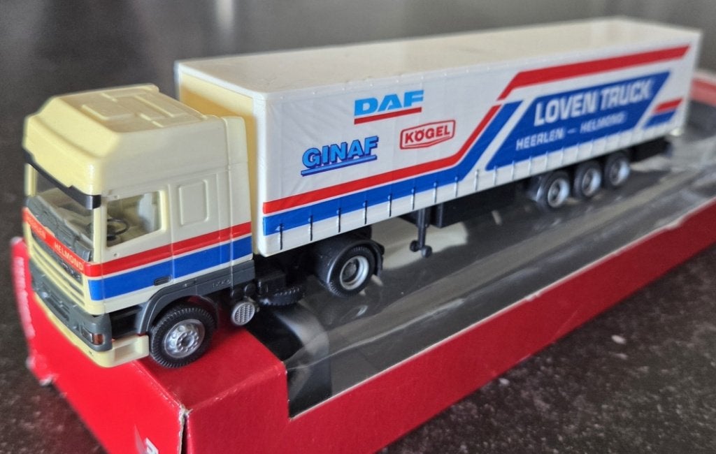 DAF 95 trailer Loven Truck Heerlen-Helmond, Ophalen of Verzenden, Gebruikt, Bus of Vrachtwagen, Overige merken