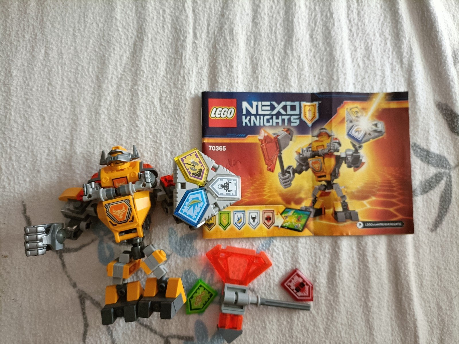 Lego Nexo Knights 70365 Battle Suit Axl met instructies, Kinderen en Baby's, Speelgoed | Duplo en Lego, Gebruikt, Lego, Ophalen of Verzenden