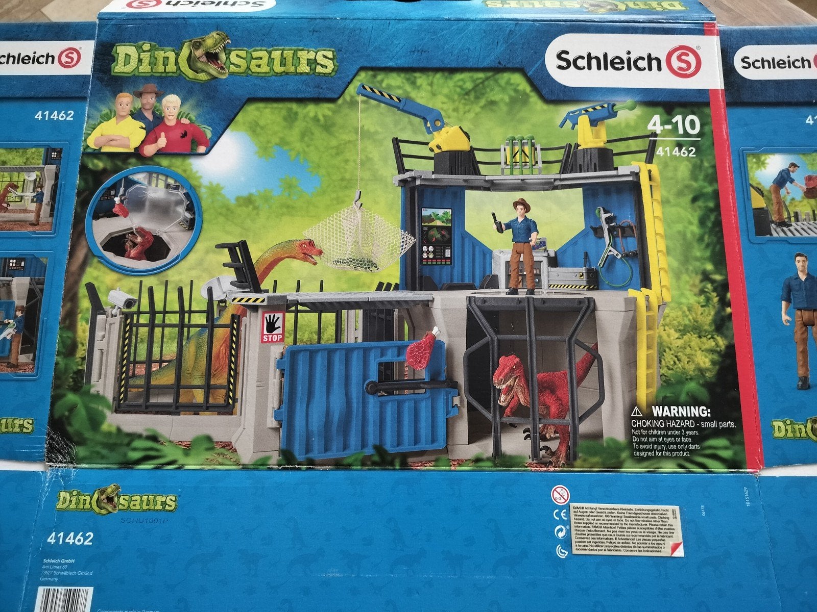Schleich (41462) Dinosaurs Grote Dino Onderzoeksstation, Ophalen of Verzenden, Zo goed als nieuw, Jongen of Meisje