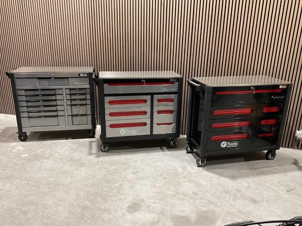 Ftools Gereedschapswagen 12 lades 10 Gevuld drie kleuren‼️, Ophalen, Gevuld, Nieuw
