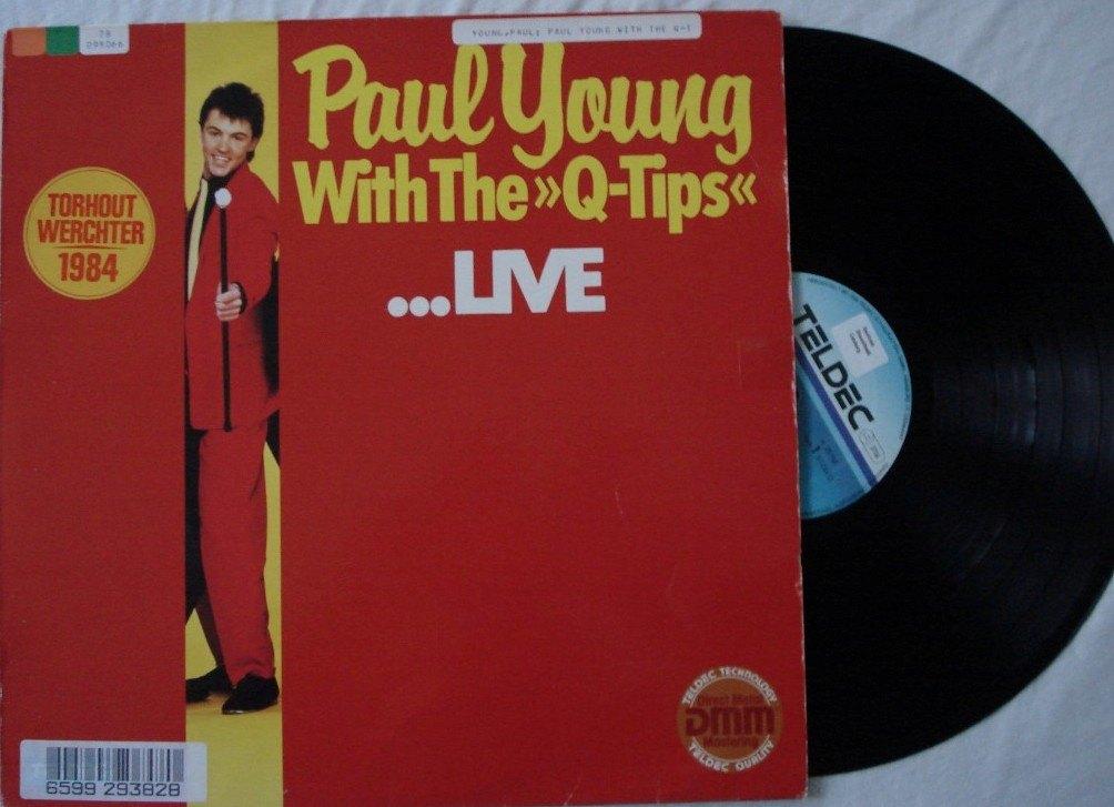 Paul Young with the Q-Tips - Live, Ophalen of Verzenden, Gebruikt, 12 inch