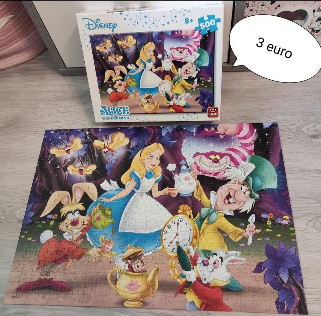 Verschillende puzzels voor meisje en jongen, Ophalen, Meer dan 50 stukjes, Zo goed als nieuw, 6 jaar of ouder