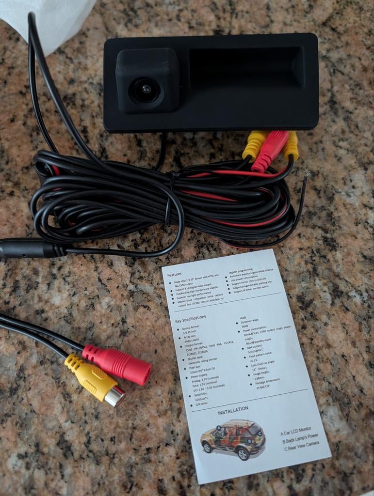 Achteruitrijcamera - Nieuwstaat, Auto diversen, Achteruitrijcamera's, Ophalen of Verzenden, Draadloos, Zo goed als nieuw