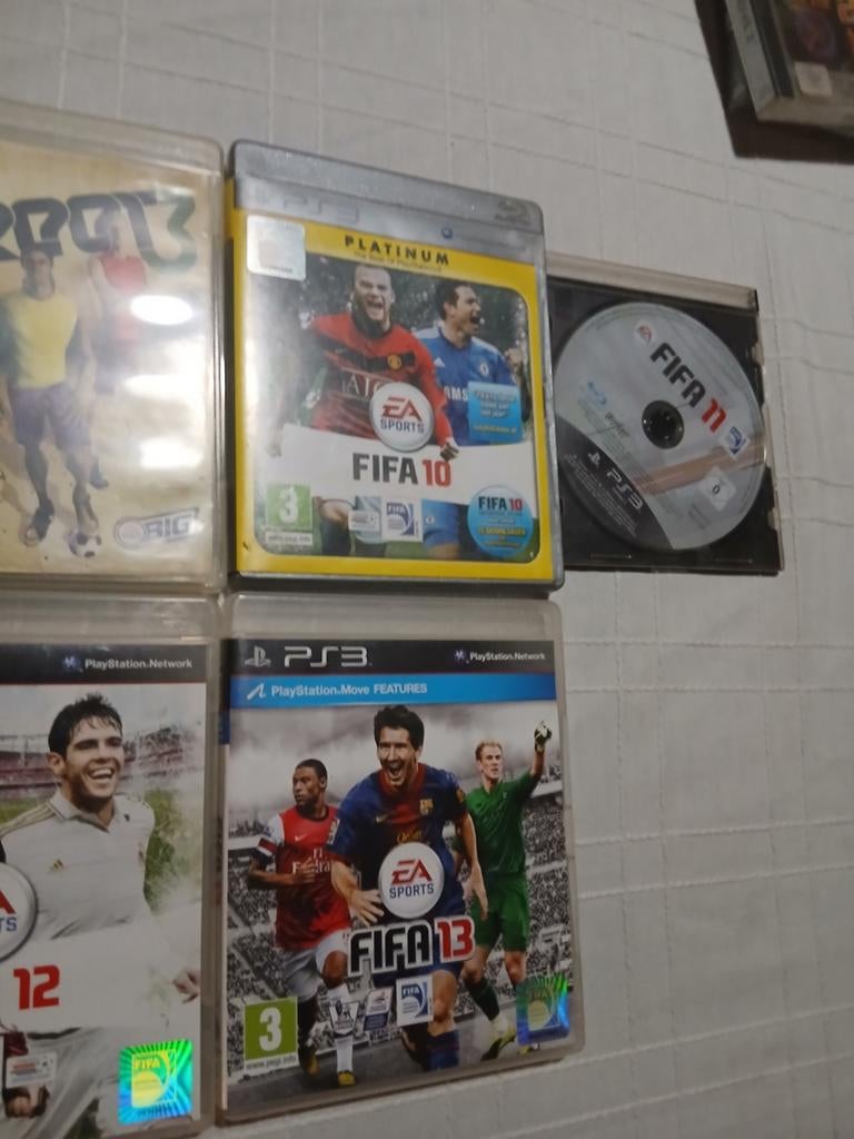 FIFA Games PS2/PS3: Street 3, 10, 11, 12, 13, Ophalen, Gebruikt, 1 speler, Eén computer