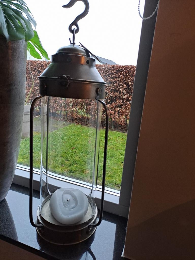 Grote lantaarn, COUNTRYFIELD, Ophalen, Zo goed als nieuw, Hout, 50 tot 75 cm