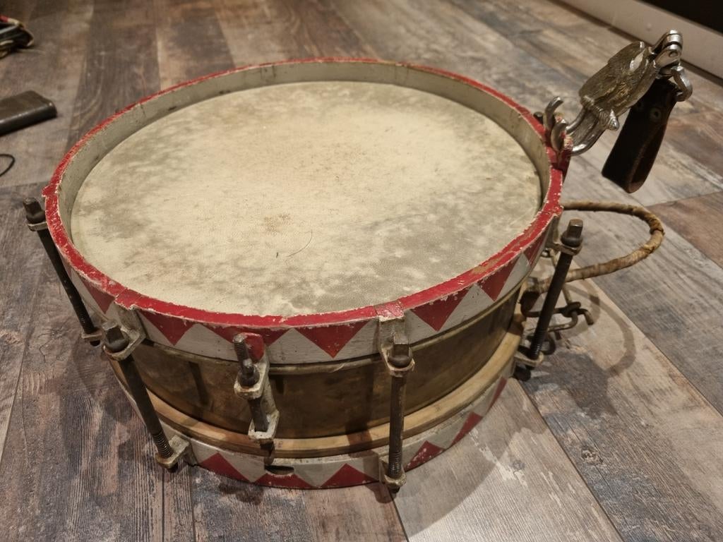 Duits WOII marschtrommel trommel trommelhaak  SONOR, Ophalen of Verzenden, Duitsland