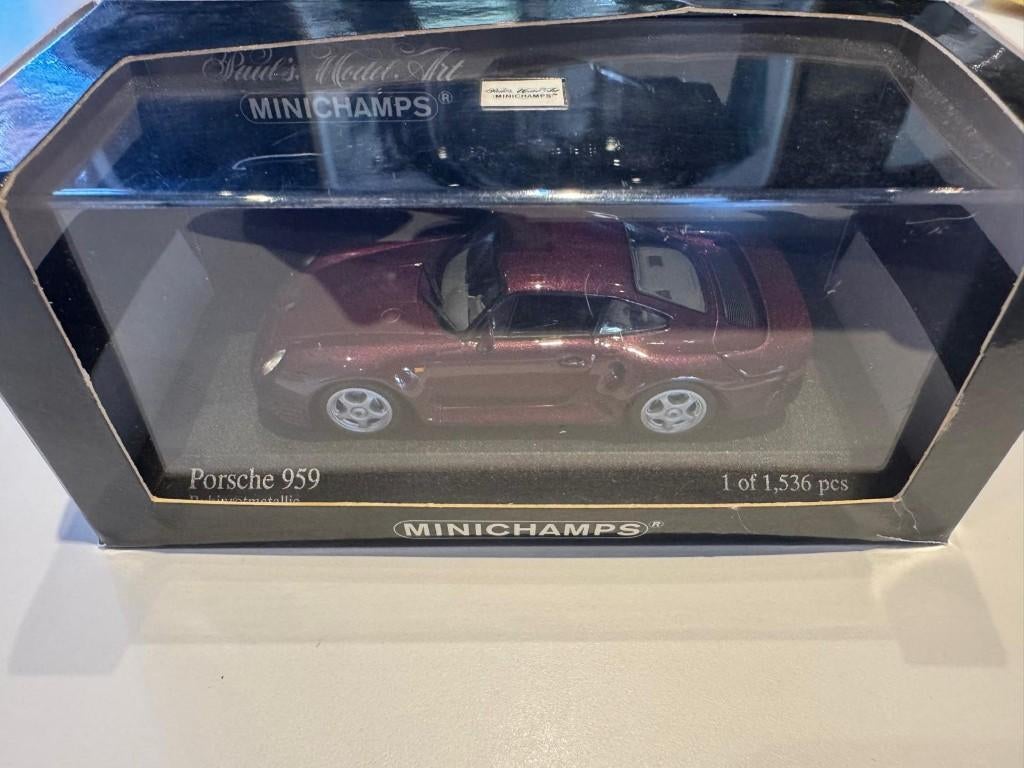 Porsche 959 MINICHAMPS 1:43, Hobby en Vrije tijd, Modelauto's | 1:43, Ophalen of Verzenden, Nieuw, Auto, MiniChamps