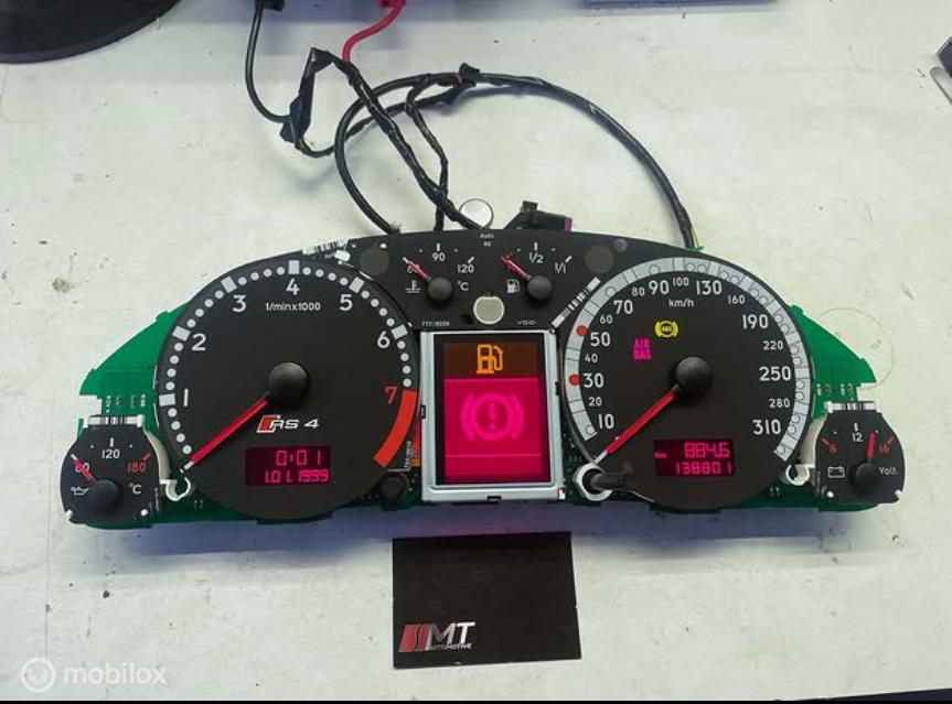 Audi RS4 S3 S4 display reparatie LCD FIS pixel A3 A6 TT S3, Auto-onderdelen, Gebruikt, Ophalen of Verzenden