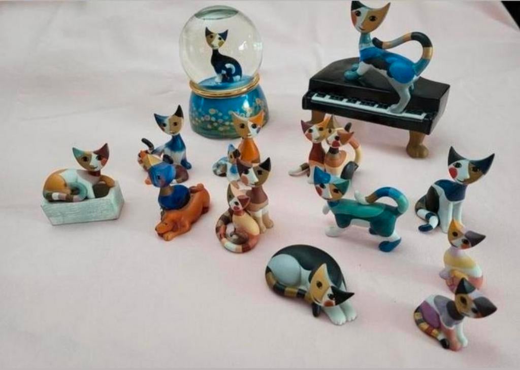 Goebel Kattenfiguren Collectie, Ophalen, Zo goed als nieuw, Dier