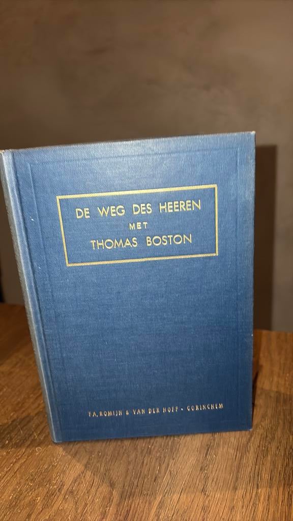 KR-1 Thomas Boston. De weg des Heeren met Thomas Boston, Boeken, Ophalen of Verzenden, Gelezen
