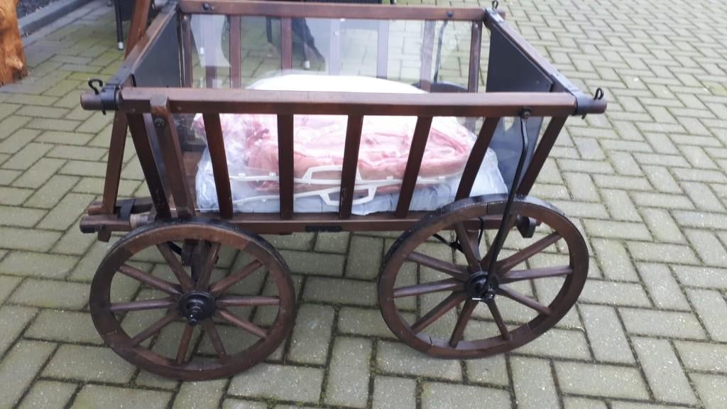 antieke wieg bolderkar bolderwagen in nieuwstaat, Ophalen, Gebruikt, Wieg