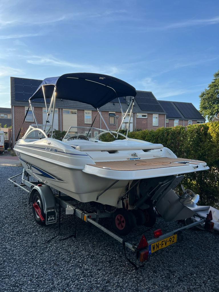 Glastron 175 SX speedboot met trailer – Volvo Penta 135 PK, Watersport en Boten, Ophalen, Gebruikt, Binnenboordmotor, 120 tot 200 pk