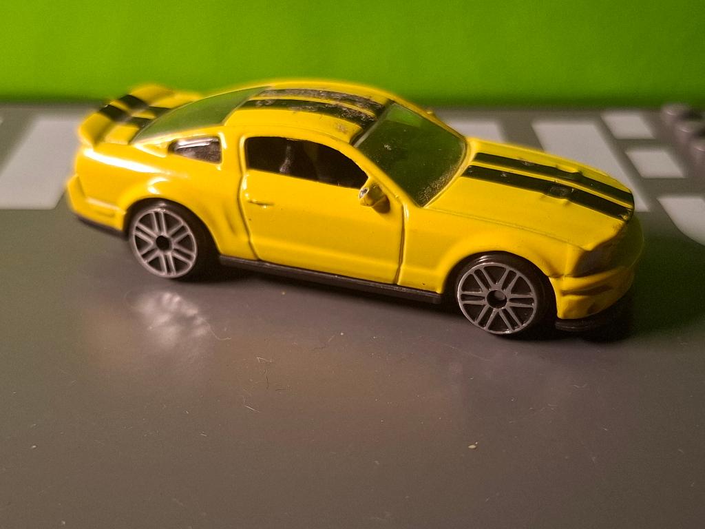 Dickie - Shelby GT500 Ford Mustang [geel] 1/66, Ophalen of Verzenden, Gebruikt, Auto