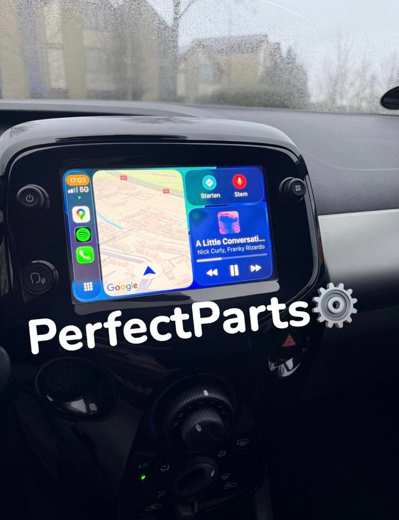 ORIGINEEL SCHERM CARPLAY PEUGEOT 108 -TOYOTA AYGO-CITROEN C1, Ophalen of Verzenden, Zo goed als nieuw