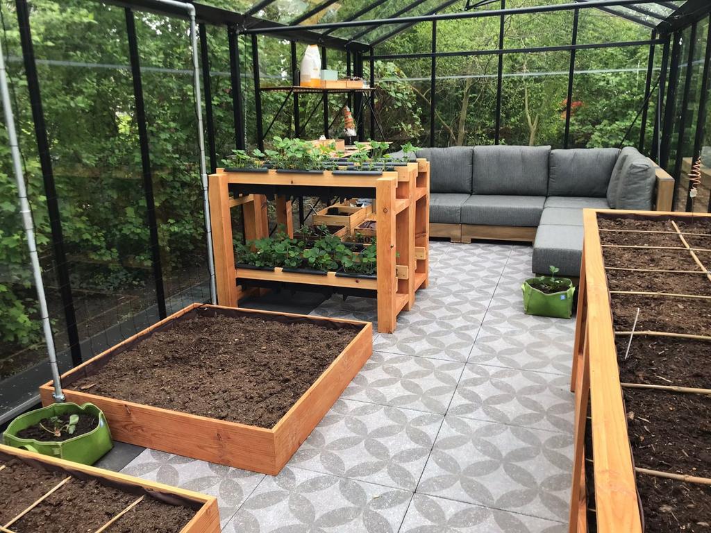 Moestuinbakken Hoog of Laag, Ophalen, 100 cm of meer, Nieuw, Balkon