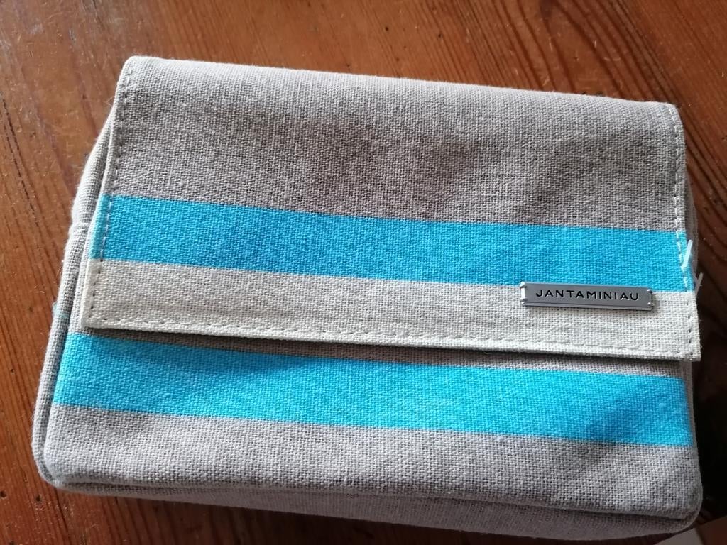 Jan taminiau toilettas voor KLM, Verzenden, Zo goed als nieuw, Beige, Heer of Dame