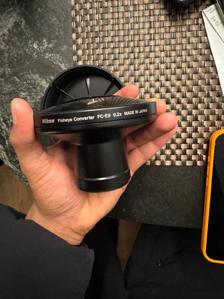 Nikon Fisheye Converter FC-E9, Ophalen of Verzenden, Zo goed als nieuw, Groothoek Fisheye-lens