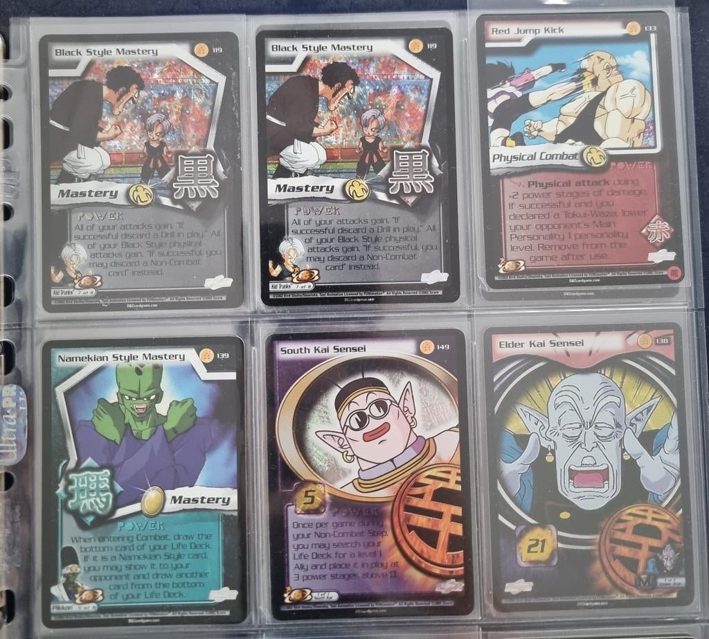 Dragonball Z Kaarten Score World Games Saga Foil Rares, Verzenden, Zo goed als nieuw, Meerdere kaarten, Foil