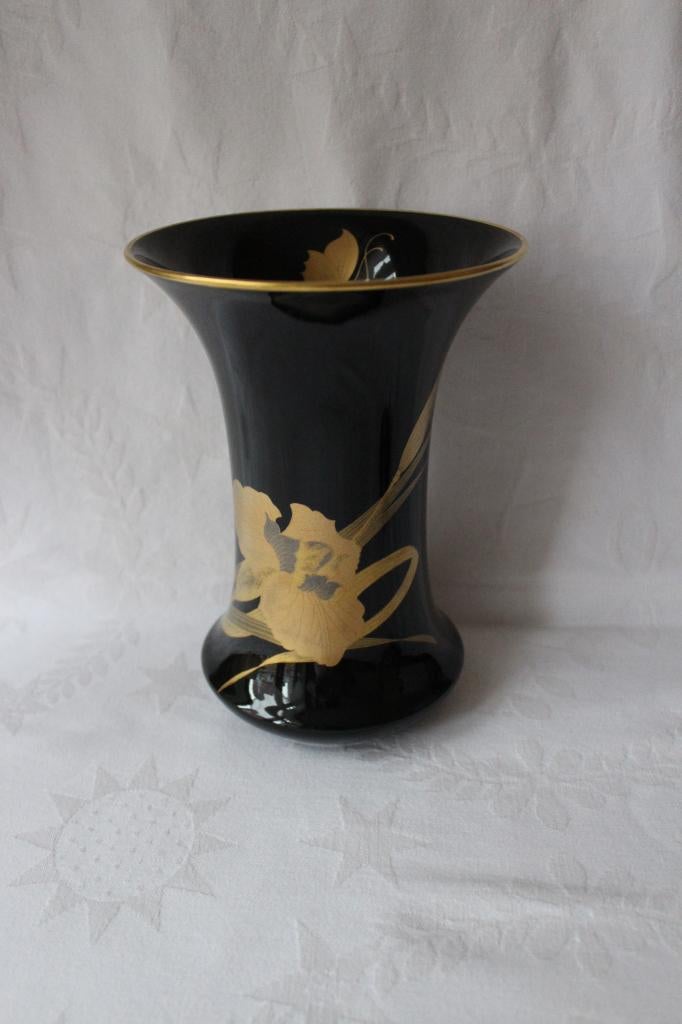 Vintage Hutschenreuther Leonard Paris vaas c 1980, Ophalen of Verzenden