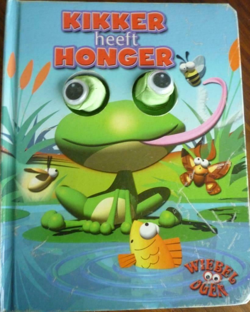 Kikker heeft honger ( met wiebelogen), Boeken, Ophalen of Verzenden, Gelezen