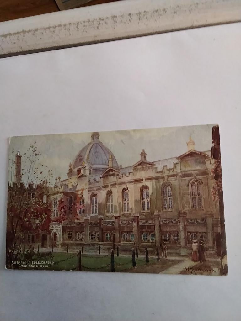 OXFORD BRASENOSE COLLEGE  / W. MATTHISON, Ophalen of Verzenden, Voor 1920, Sterren en Beroemdheden