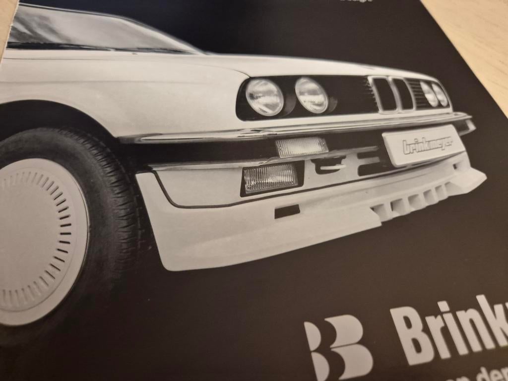 Brinkmeyer tuner BMW 3 SERIE E30 folder begin jaren 80 izgst, Boeken, Ophalen of Verzenden, Zo goed als nieuw, BMW
