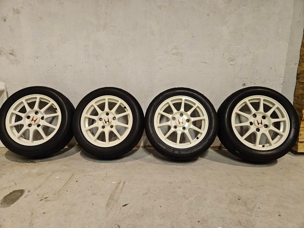 Honda Integra DC2 15 inch Enkei velgen 5x114.3, Ophalen of Verzenden, Honda