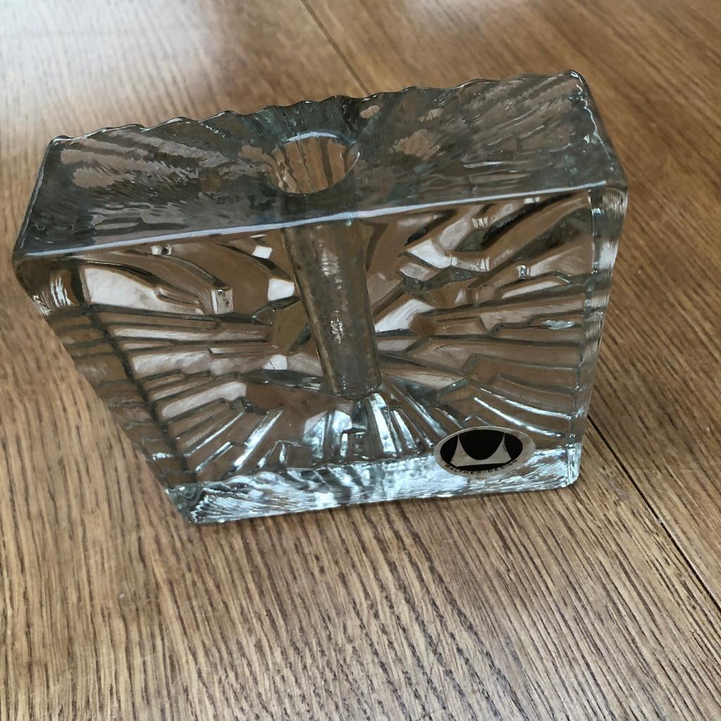 Walther Art Glass Vase Sollifleur Mid Century German, Ophalen of Verzenden