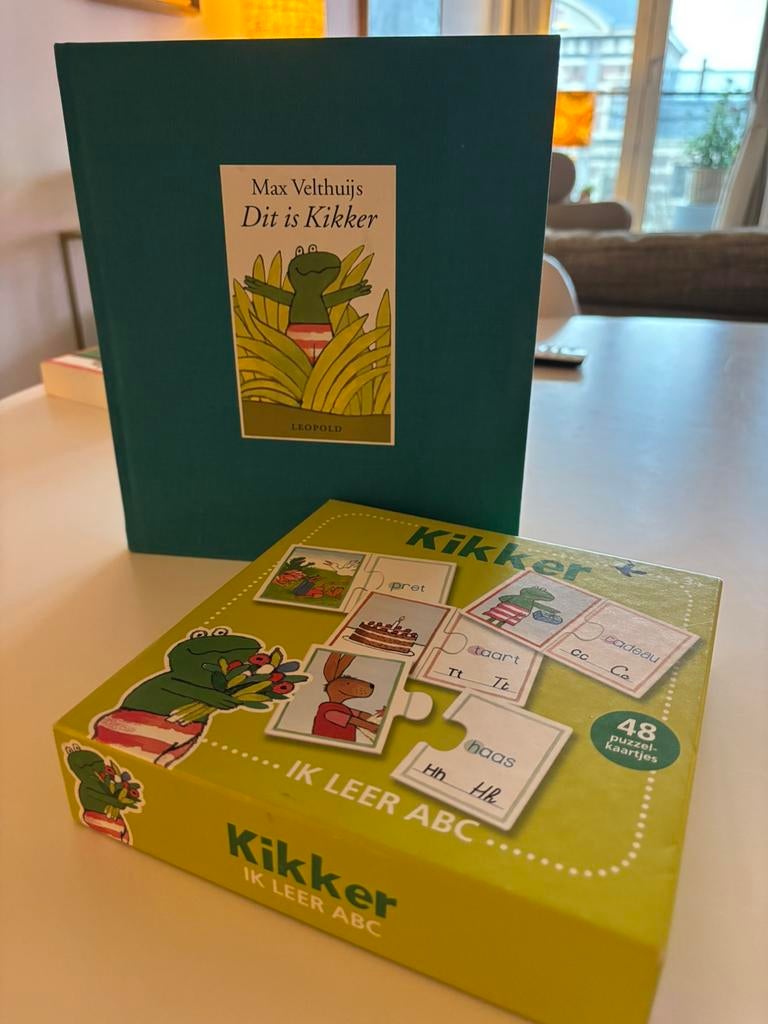 Max Velthuijs Dit is kikker boek en spel, Ophalen of Verzenden, Zo goed als nieuw, Prentenboek