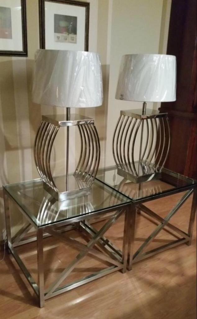 2 luxe design tafellampen - hotel chic / Eichholtz stijl, Ophalen, Eichholtz, Van Roon Living, Eric Kuster, hotel chique, design