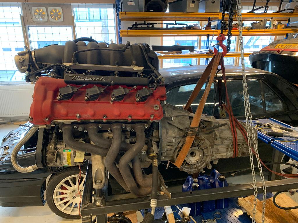 Motorblok Maserati QP5 4.2 liter V8 (F136) 86.000 km te koop, Ophalen, Gebruikt, Maserati
