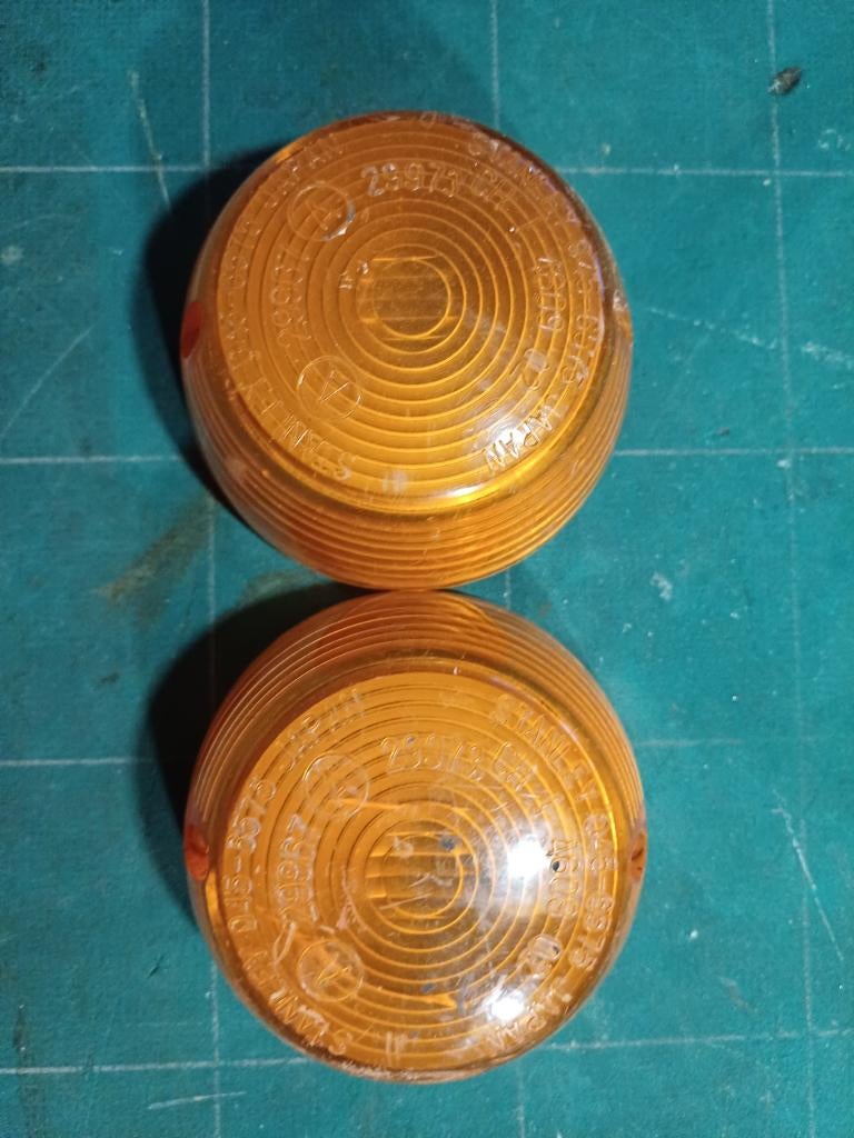 Stel gebruikte knipperlichtglaasjes STANLEY 045-6575, Motoren, Ophalen of Verzenden, Gebruikt
