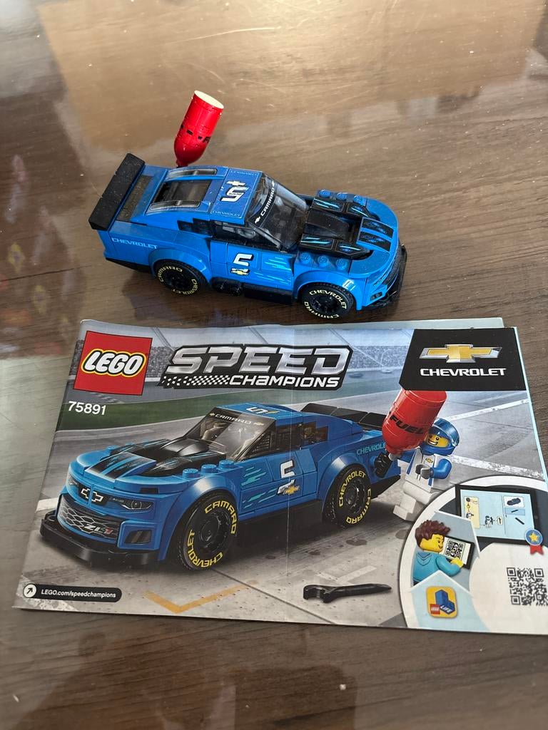 Lego Speed Champions Chevrolet Camaro ZL1 75891, Kinderen en Baby's, Speelgoed | Duplo en Lego, Zo goed als nieuw, Lego, Complete set
