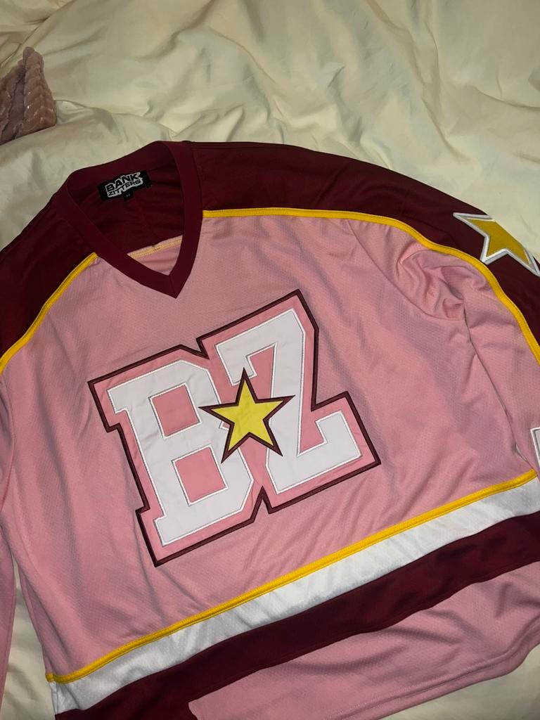 Bankzitters jersey, Ophalen of Verzenden, Zo goed als nieuw, Maat 38/40 (M), Roze
