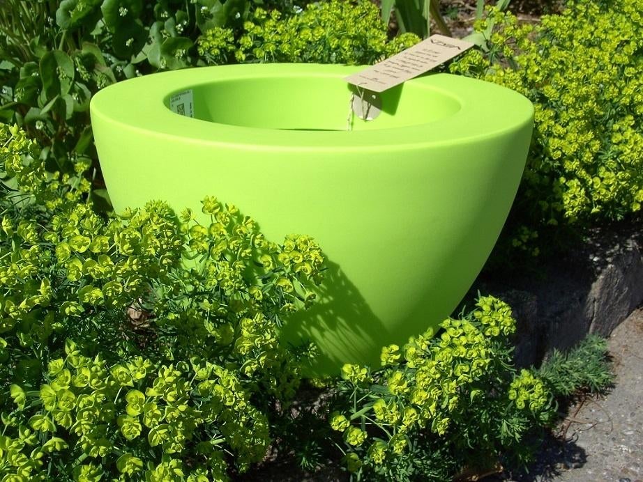 VECA PLANTENBAK Genesis dia 40 cm GROEN, Tuin en Terras, Bloembakken en Plantenbakken, Kunststof, Minder dan 30 cm, -, Rond