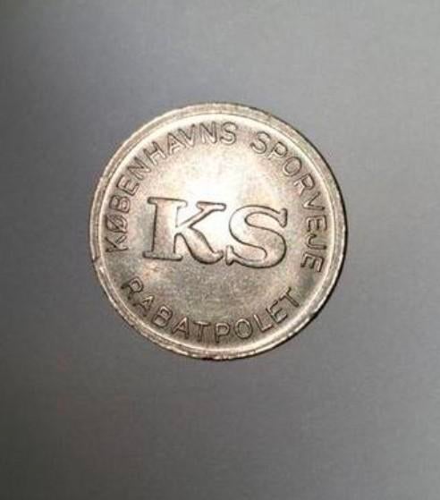 Deense token Spoorwegen van Kopenhagen, Postzegels en Munten, Ophalen of Verzenden, Buitenland