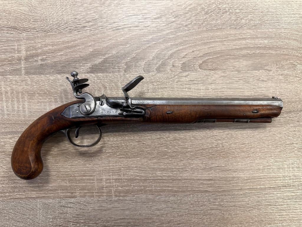 Antiek Flintlock officiers pistool, Ophalen of Verzenden, Landmacht, Nederland, Overige typen