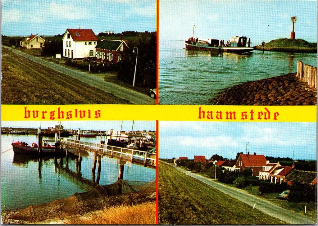 Haamstede - Burghsluis (1980), Verzenden, 1960 tot 1980, Gelopen, Zeeland