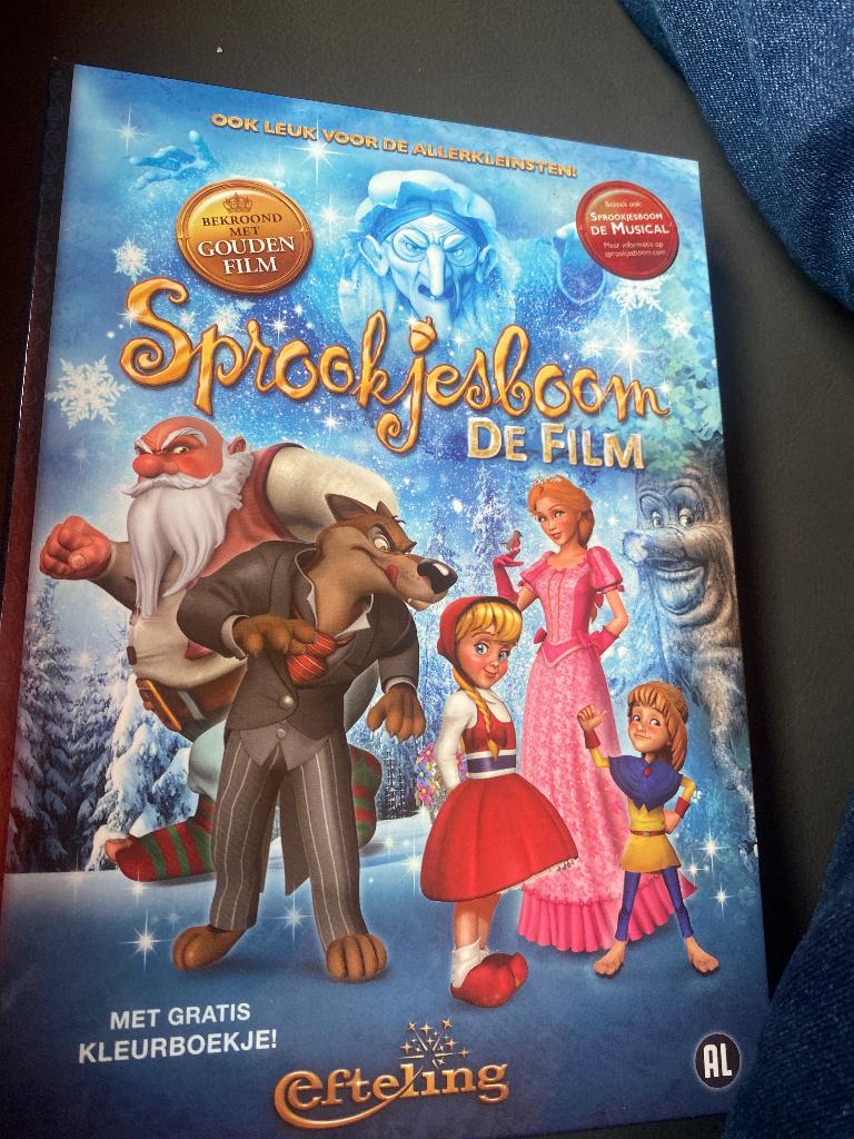 Efteling Sprookjesboom : De Film ( dvd ), Alle leeftijden, Ophalen of Verzenden, Zo goed als nieuw