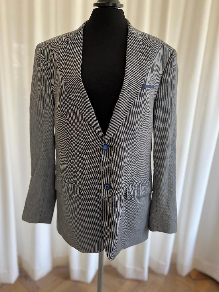 Blazer Colbert Jasje voor man mt. 46, Ophalen of Verzenden, Zo goed als nieuw, Maat 46 (S) of kleiner, Blauw