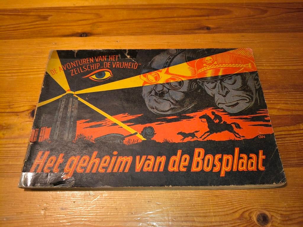 Kapitein Rob - Het geheim van de Bosplaat, Boeken, Gelezen, Eén stripboek, Ophalen of Verzenden, Peter Kuhn
