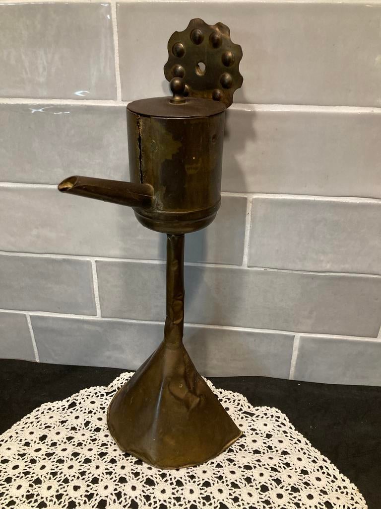 Brocante koperen snotneus (120226), Ophalen of Verzenden, Koper