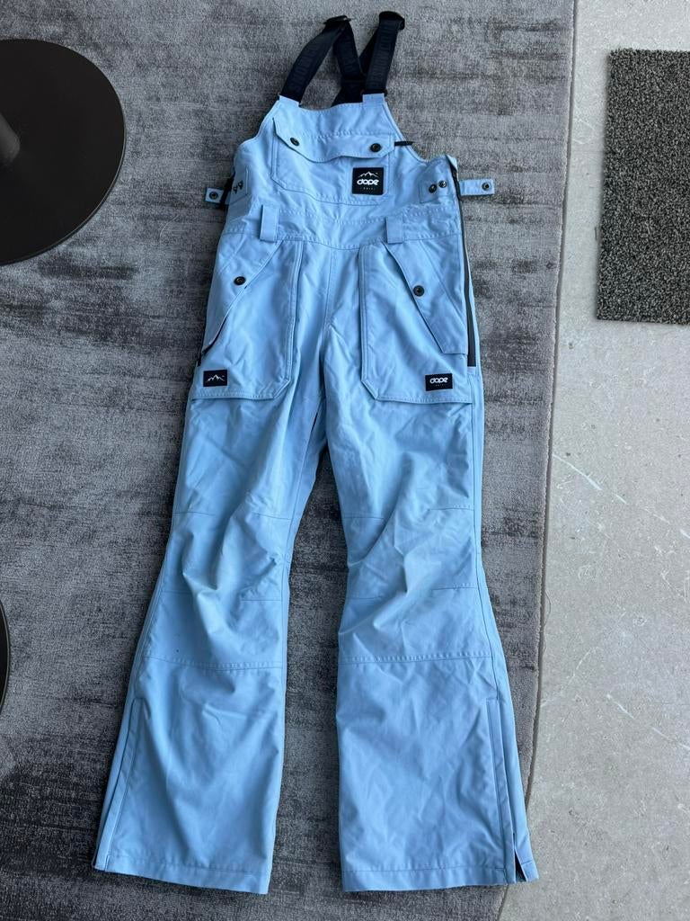 Dope Snow ski pak licht blauw xxs 164/170, Ophalen of Verzenden, Zo goed als nieuw, Jongen of Meisje