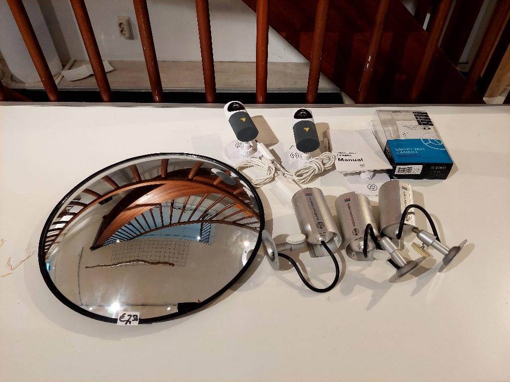 Beveiligingsset; camera's en dummy's, Ophalen, Gebruikt, Binnencamera