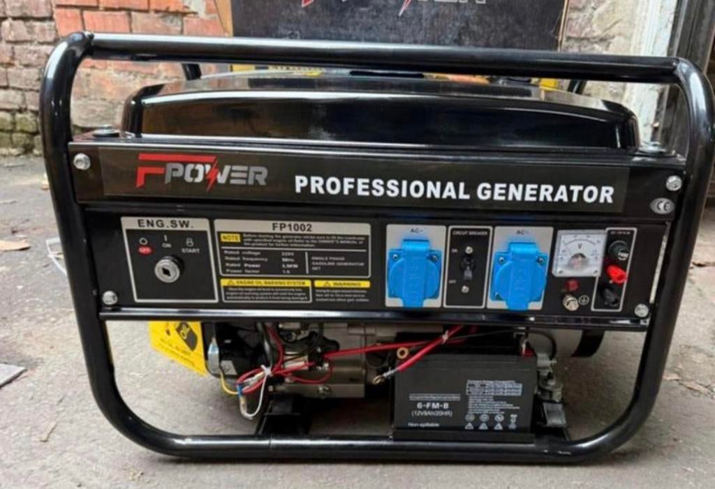 Aggregaat FP 1002 met electrische start NIEUW 3,5 KW, Ophalen, Nieuw, Minder dan 5 kVA, Benzine