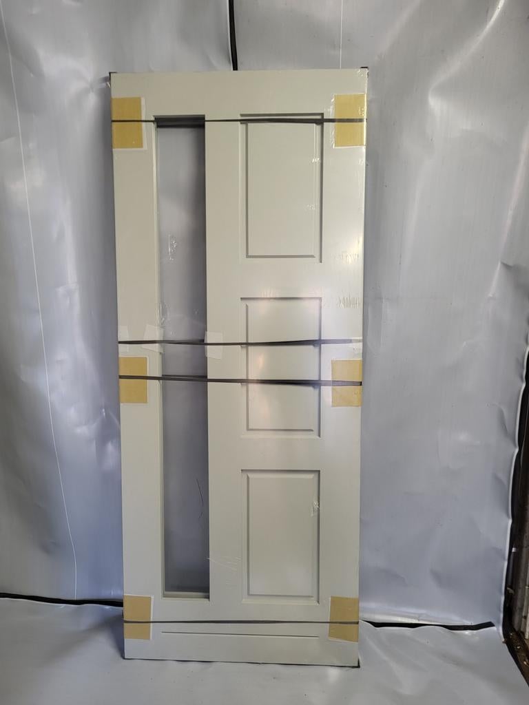 83x201,5cm Nieuwe voordeur buitendeur hardhout gegrond JH4, Doe-het-zelf en Verbouw, Deuren en Horren, Ophalen, 80 tot 100 cm