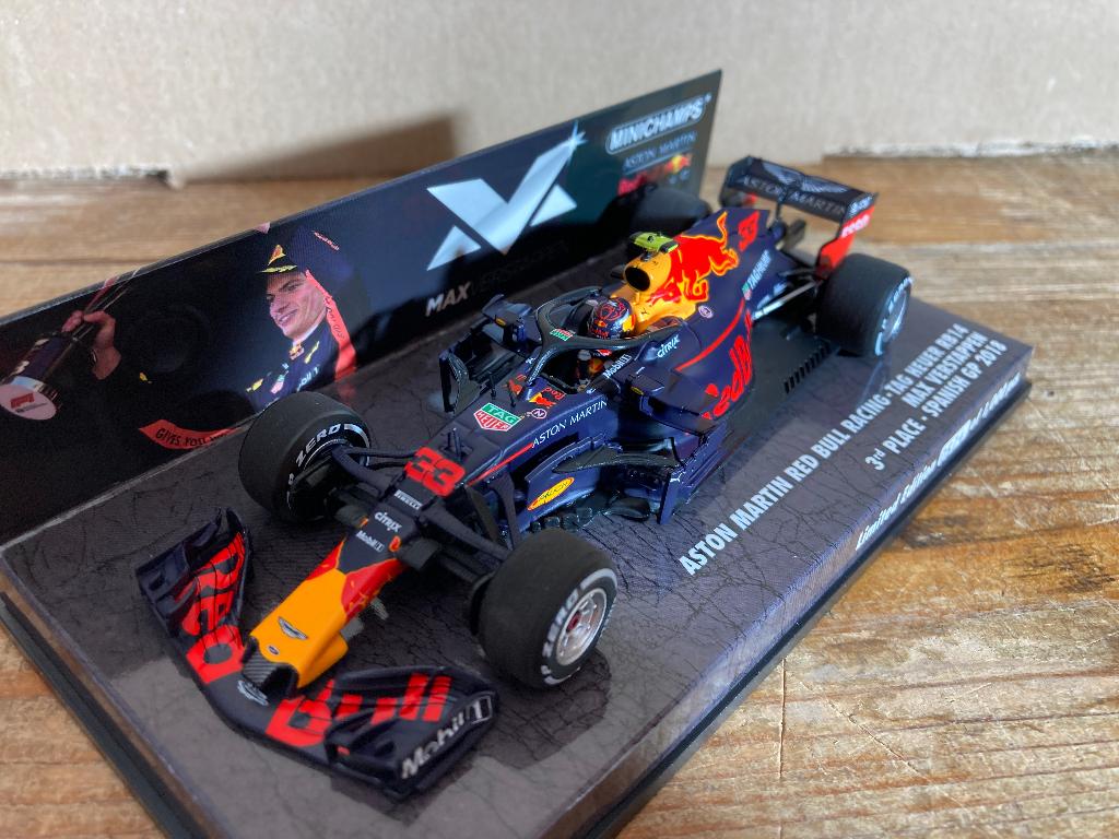✅ Max Verstappen 1:43 editie 35 3rd Place Spanish GP 2018, Ophalen of Verzenden, Nieuw, Formule 1